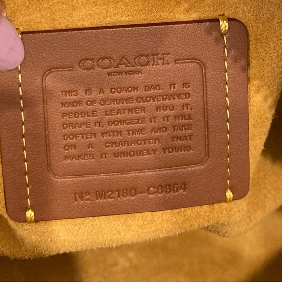 Coach Ruby 25 Pebble Leather Satchel - Picture 12 of 14